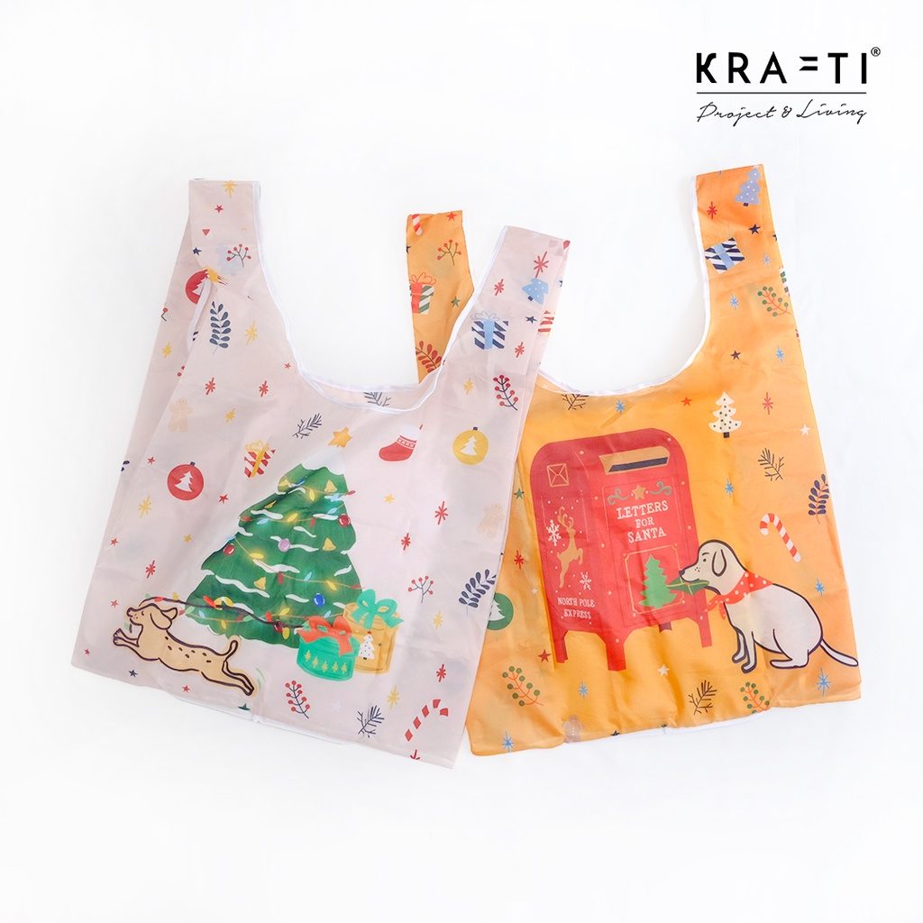 Shopping Bag / Kantong Belanja / Kantong lipat / natal / kado natal 2