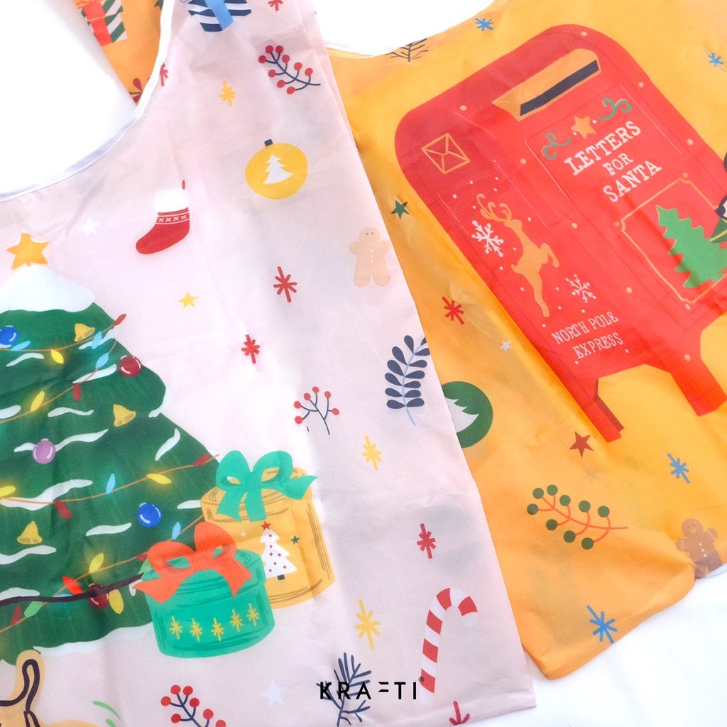 Shopping Bag / Kantong Belanja / Kantong lipat / natal / kado natal 2