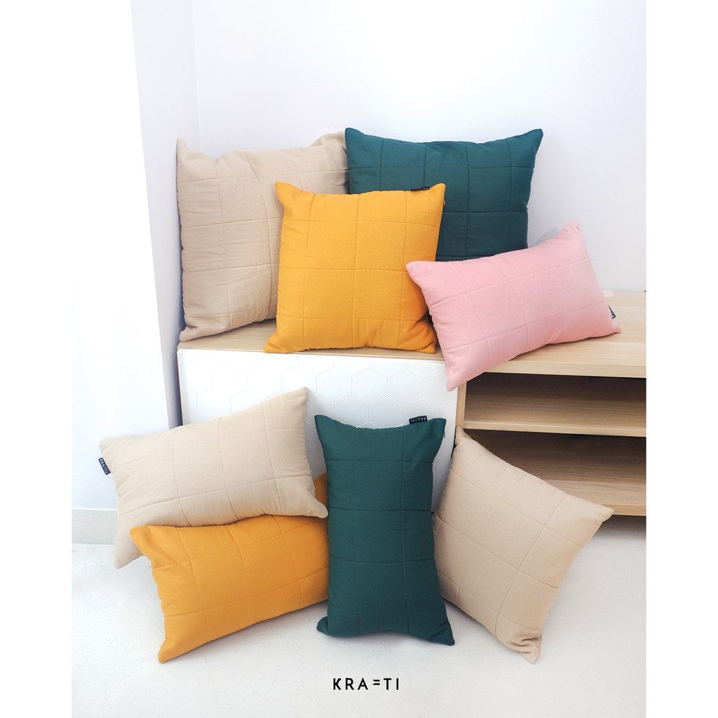 Bantal Sofa / Bantal Quilting /  Bantal 40x40 / Quilted Basic 40x40
