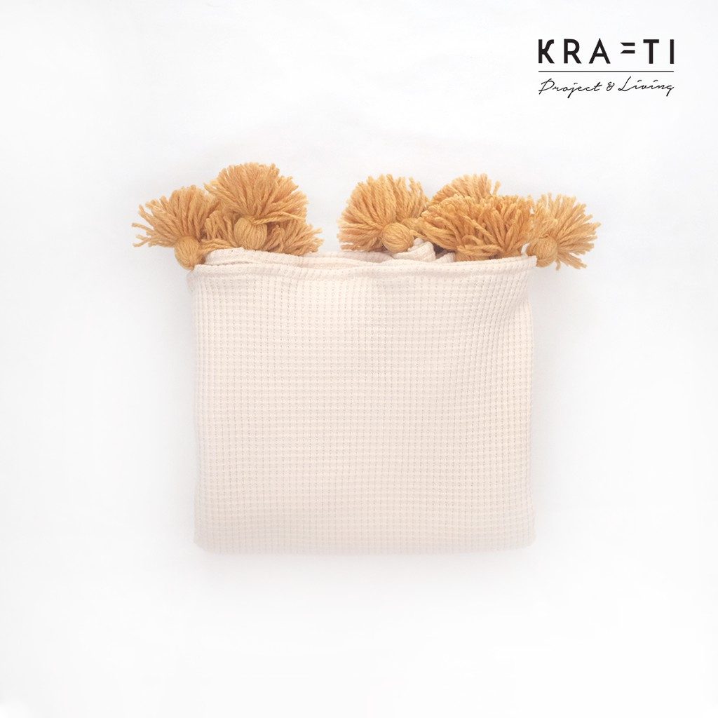 Selimut Sofa / Selimut travelling / Selimut White Hive