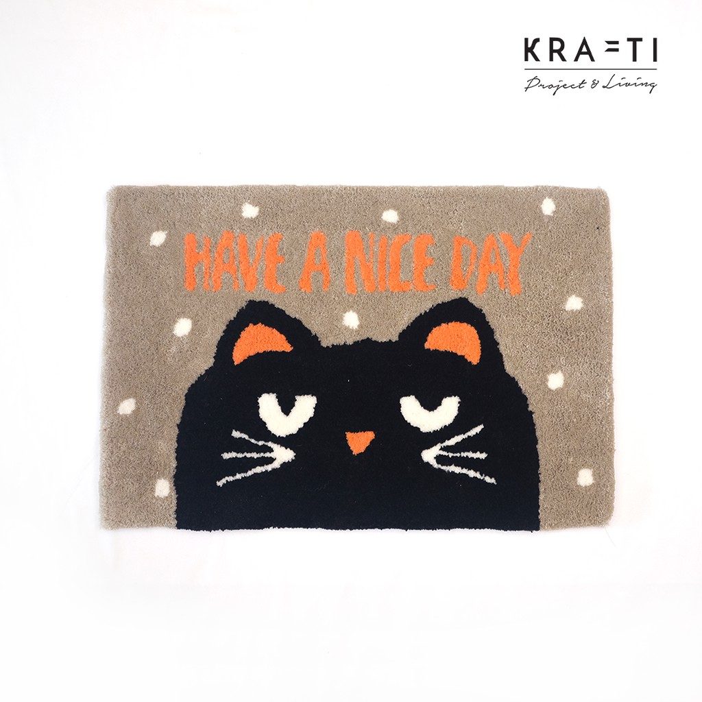 Grumpy Cat Door Mat (Keset Kamar) 40x60cm