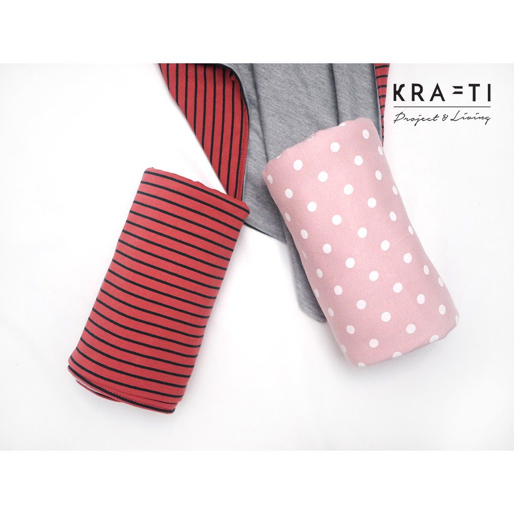 Selimut Bayi / Selimut Anak / Stripes & Polka / Baby Blanket 90x100cm