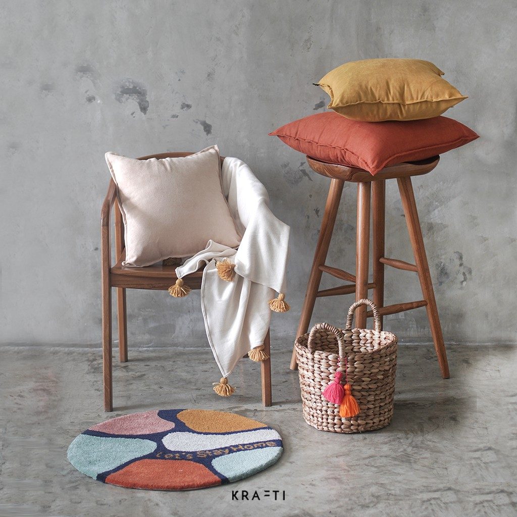 Bantal Sofa / Bantal 50x50cm / Muted Colors Basic Cushion