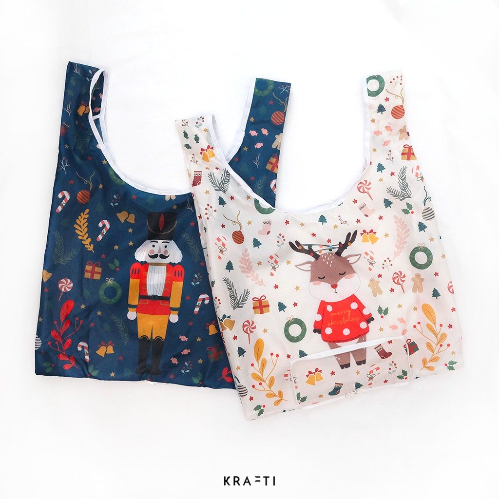 Krafti Project & Living -Basha Ex Bundling - Bantal Boneka Natal / Kantong Lipat/ Hampers Natal