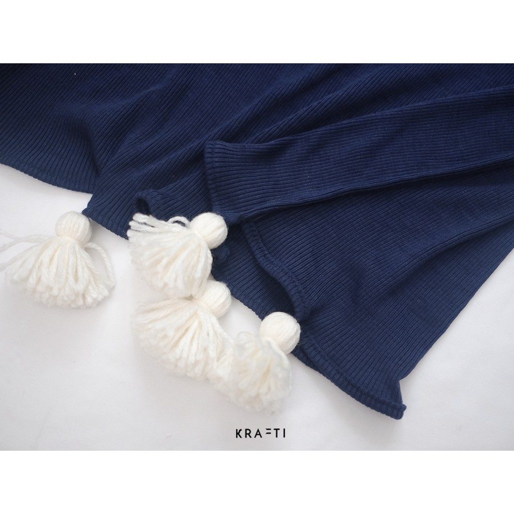 Selimut Sofa / Selimut / Selimut Travelling / Selimut Soft Navy Rib
