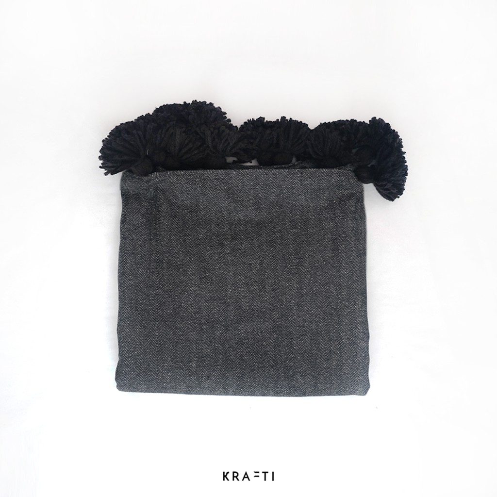 Selimut Sofa / Selimut Traveling / Selimut Soft Herringbone Wool