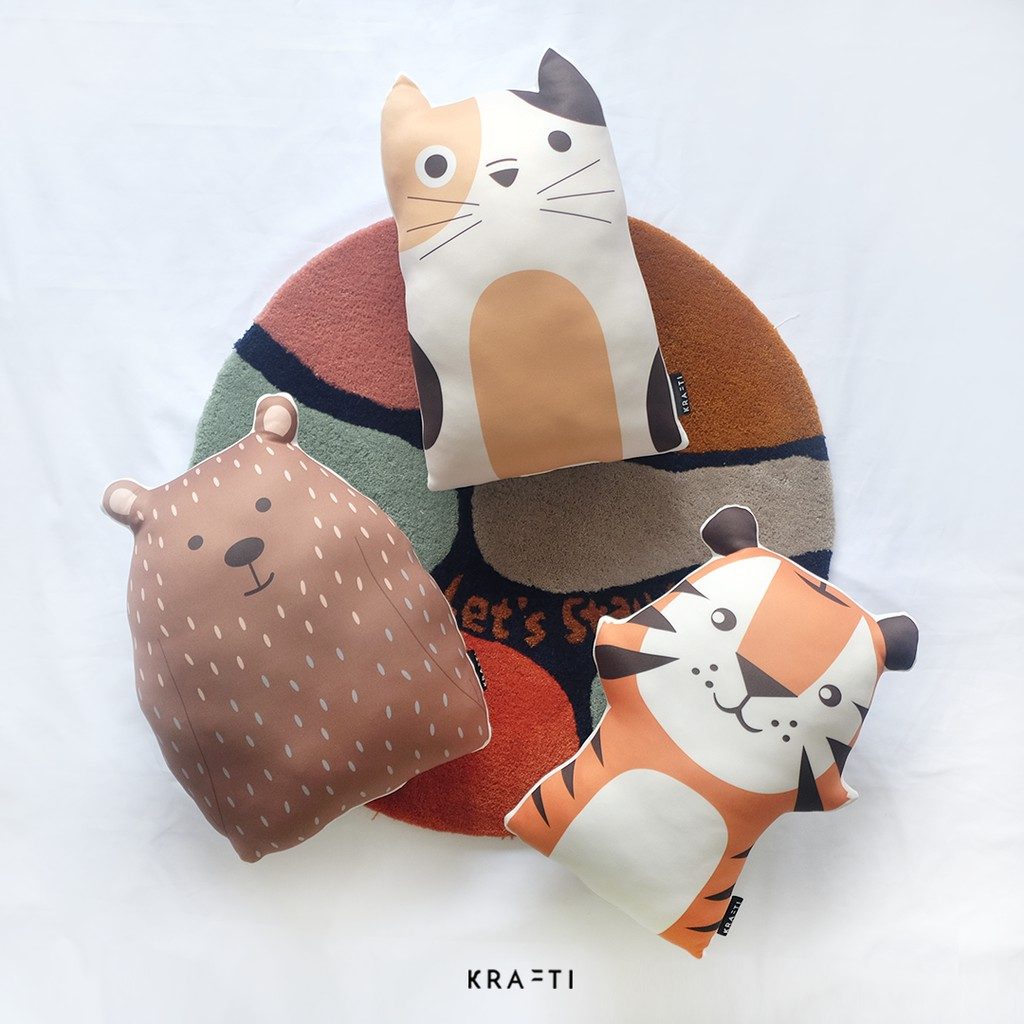 Bantal Boneka / Boneka Beruang / boneka tiger / boneka kucing / plushies