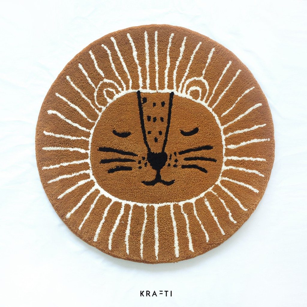 Karpet Anak Singa Lion / Dekorasi
