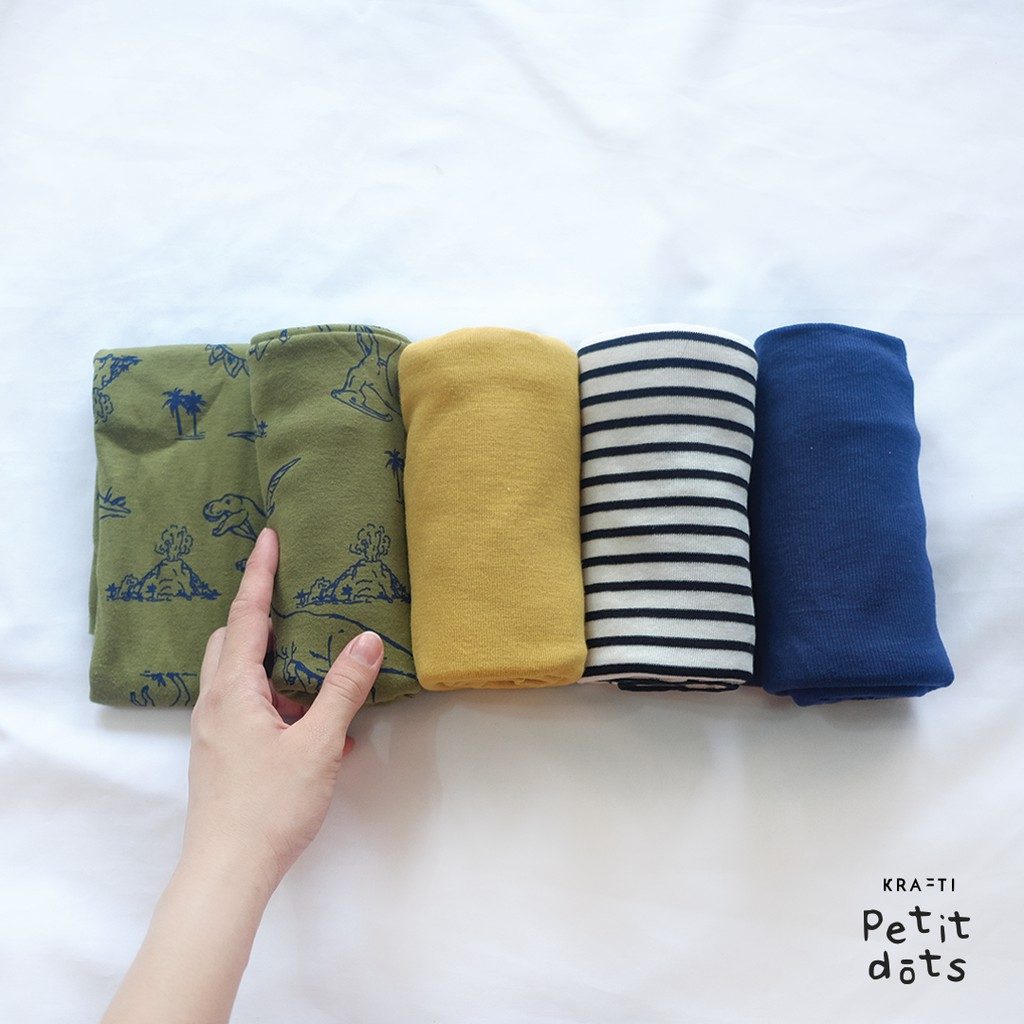 Bedong Bayi / Baby Boy Swaddle Bahan Kaos Katun 100% halus
