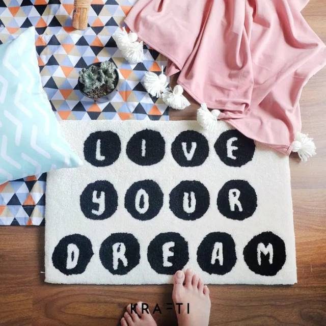 Keset Kamar Live Your Dream 40x60cm