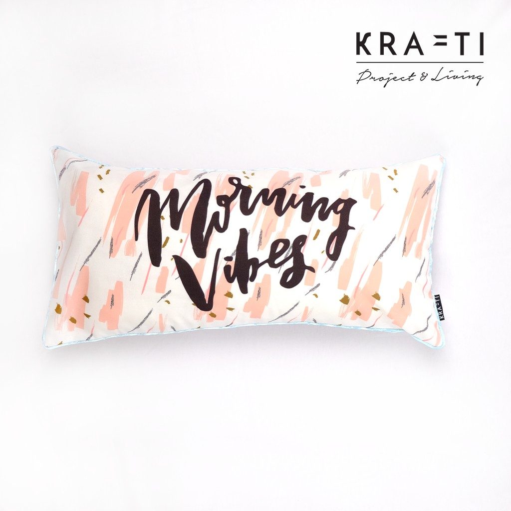 Bantal Sofa Print Morning Vibes 30x60 cm