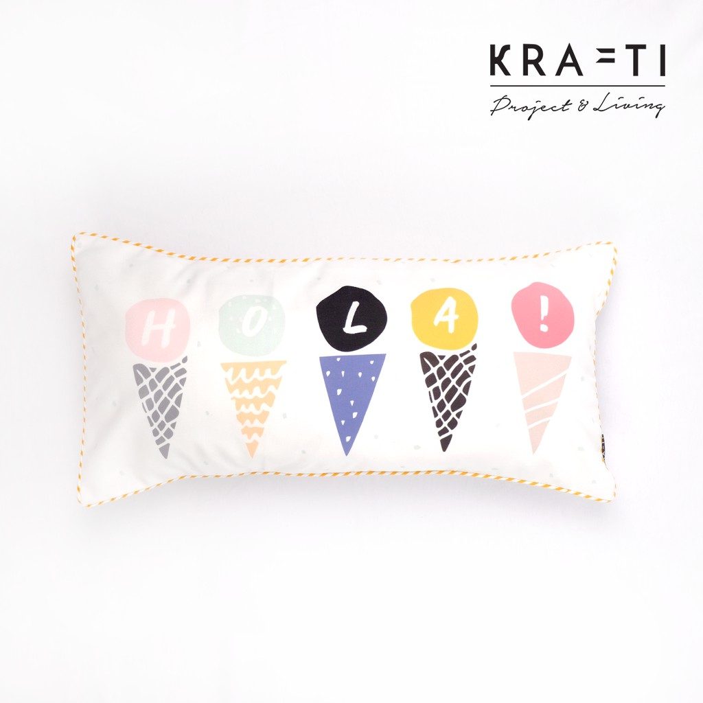 Bantal Sofa Print Hola 30x60 cm