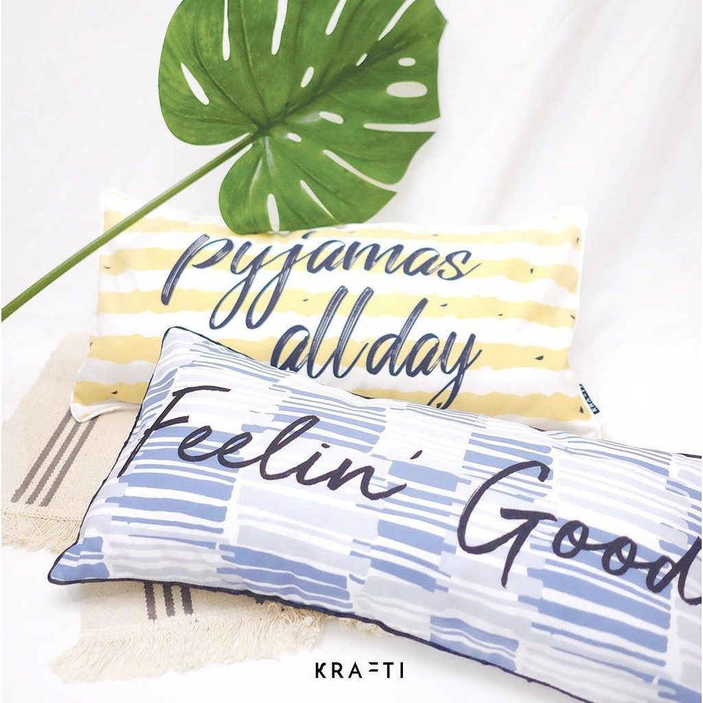 Bantal Sofa Print Feelin' Good 30x60 cm