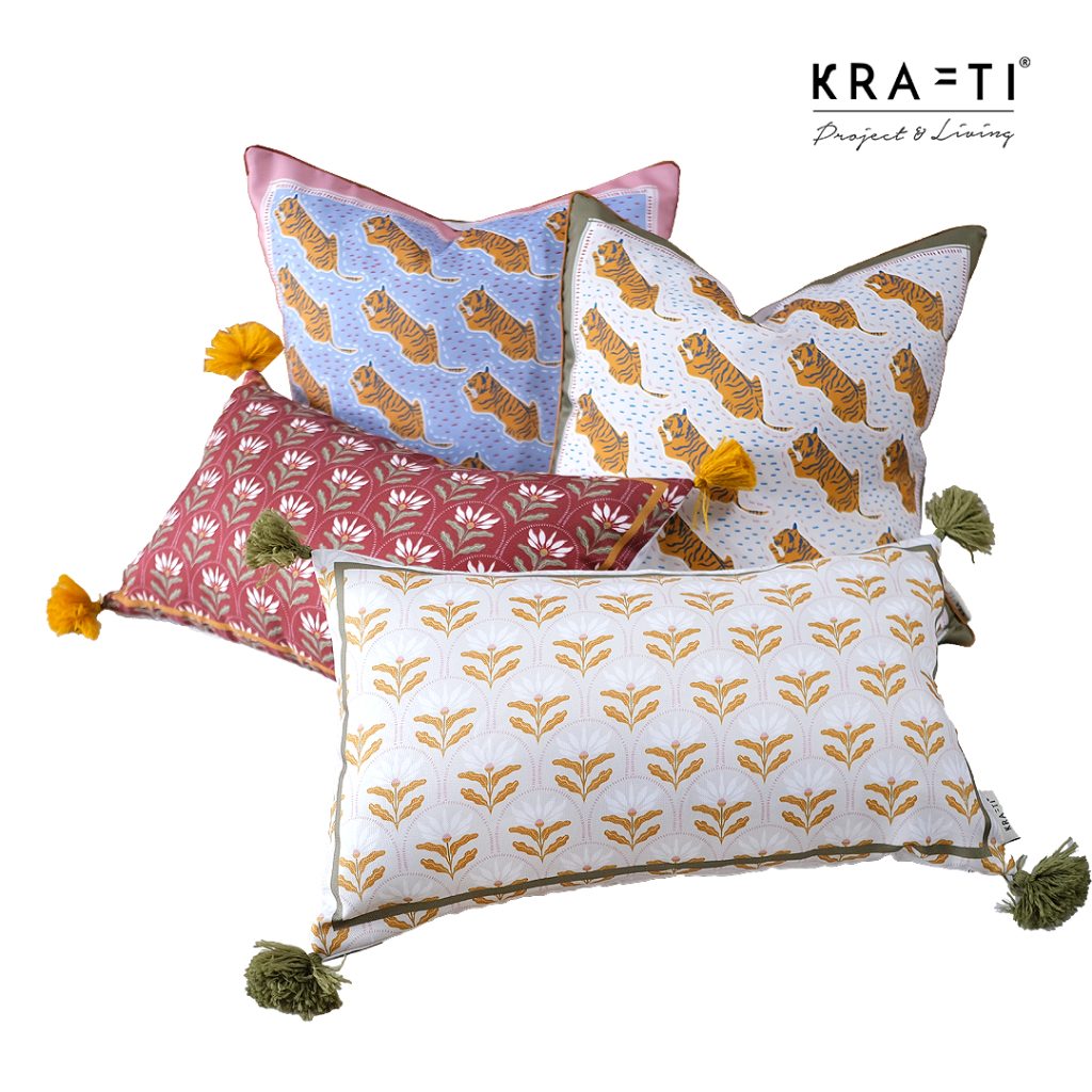 Seza Tiger Pillow / Bantal Sofa / Bantal 30x50 / Bantal 45x45 / Bantal Ruang Tamu / Bantal Villa / Bantal Stripes -/ Bantal Tiger / Bantal boho / Bantal Sofa Premium