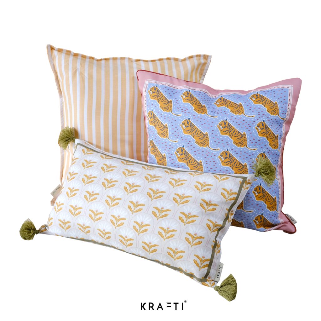 Seza Tiger Pillow / Bantal Sofa / Bantal 30x50 / Bantal 45x45 / Bantal Ruang Tamu / Bantal Villa / Bantal Stripes -/ Bantal Tiger / Bantal boho / Bantal Sofa Premium