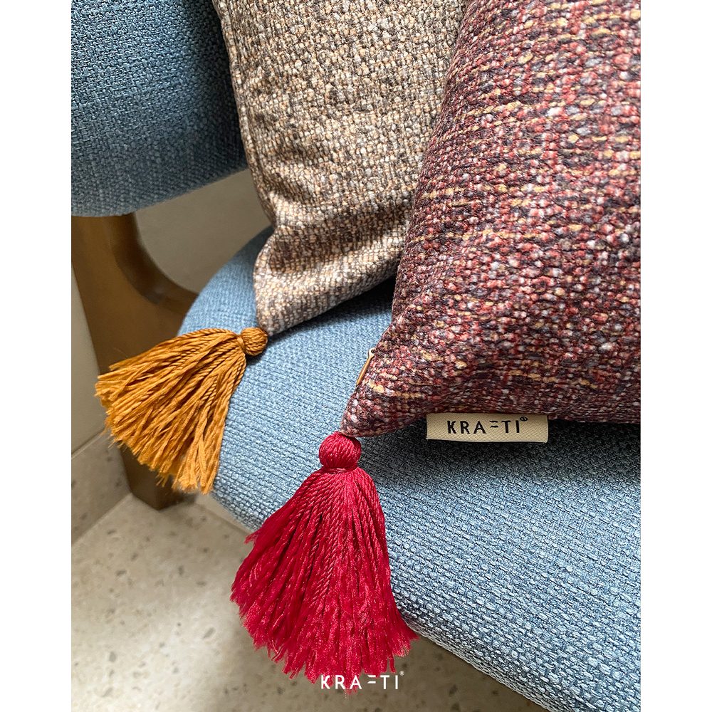 Bantal Sofa MILAGRO Series 30x50 cm & 40x40 cm & 50x50 cm dengan Tassel Handmade untuk Dekorasi Ruangan Elegan / bantal sofa / bantal dekorasi / accent pillow