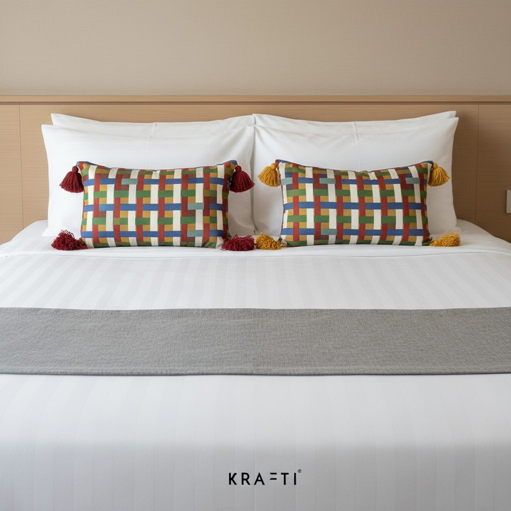 Bantal Stripes / BELLINE Stripes Pillow / Bantal 40x60 / Bantal Ruang Tamu/ Bantal Sofa