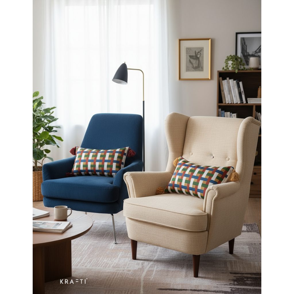 Bantal Stripes / BELLINE Stripes Pillow / Bantal 40x60 / Bantal Ruang Tamu/ Bantal Sofa