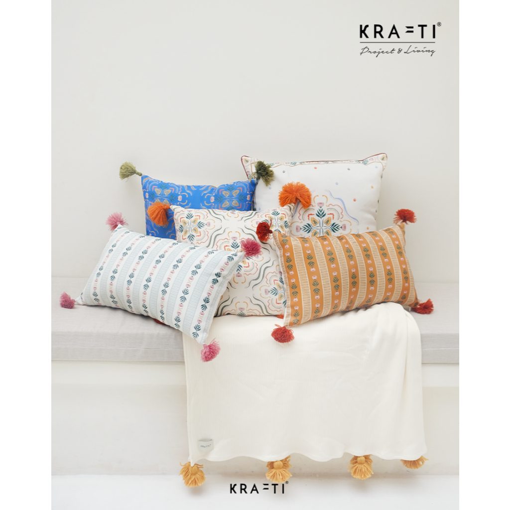 FLEURI SERIES / Bantal 40x40 / Bantal 50x50 / Bantal 30x50 / Bantal Sofa / Sarung Bantal Sofa / Bantal Tassel / Bantal Motif / Bantal Print
