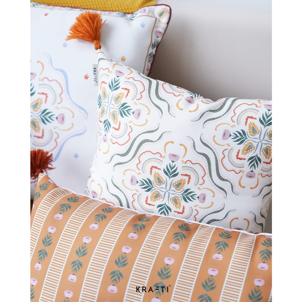 FLEURI SERIES / Bantal 40x40 / Bantal 50x50 / Bantal 30x50 / Bantal Sofa / Sarung Bantal Sofa / Bantal Tassel / Bantal Motif / Bantal Print
