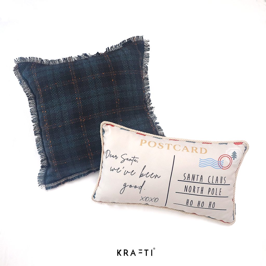Krafti Project & Living  - Bantal Sofa /Bantal 45x45 / Bantal 30x50 / Bantal Sofa / Bantal Natal / Dekorasi Natal