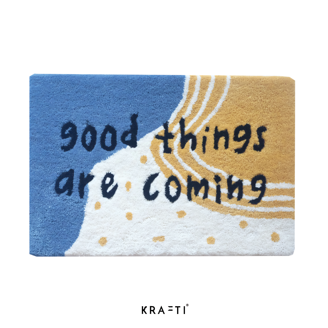 Good Things Are Coming Door Mat 40x60cm