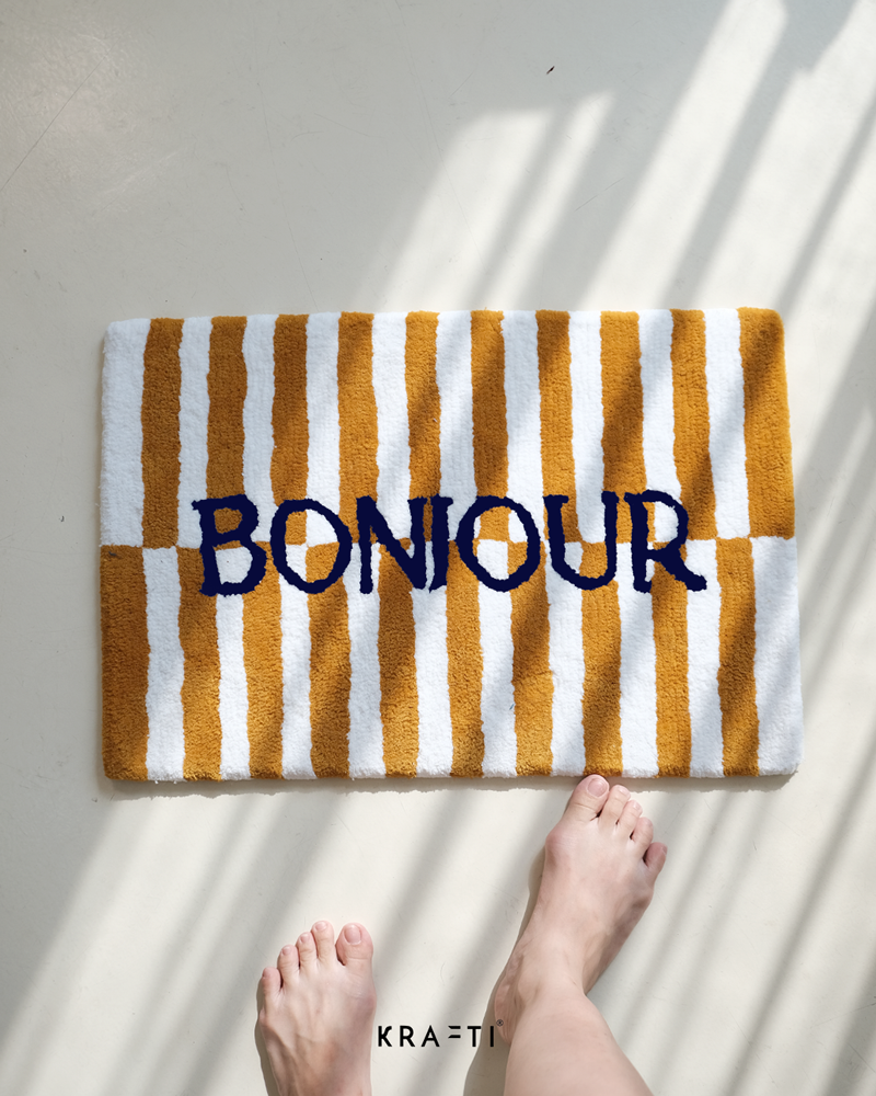 Bonjour Series Door Mat