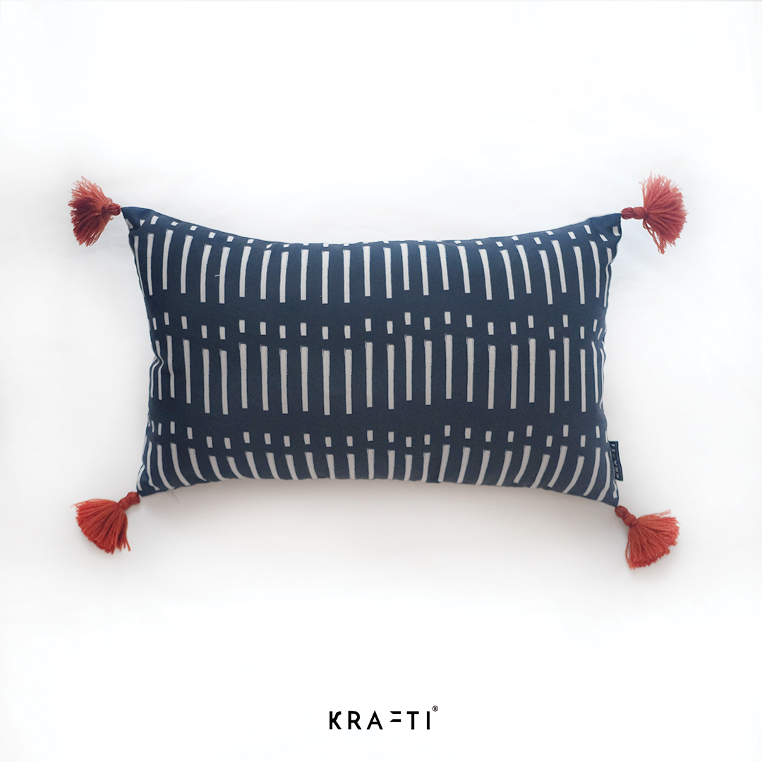 Abstract Printed 30x50 Cushion