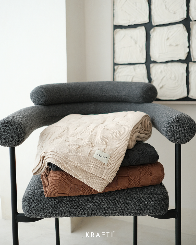 Harlow Checkers Big Size Blanket