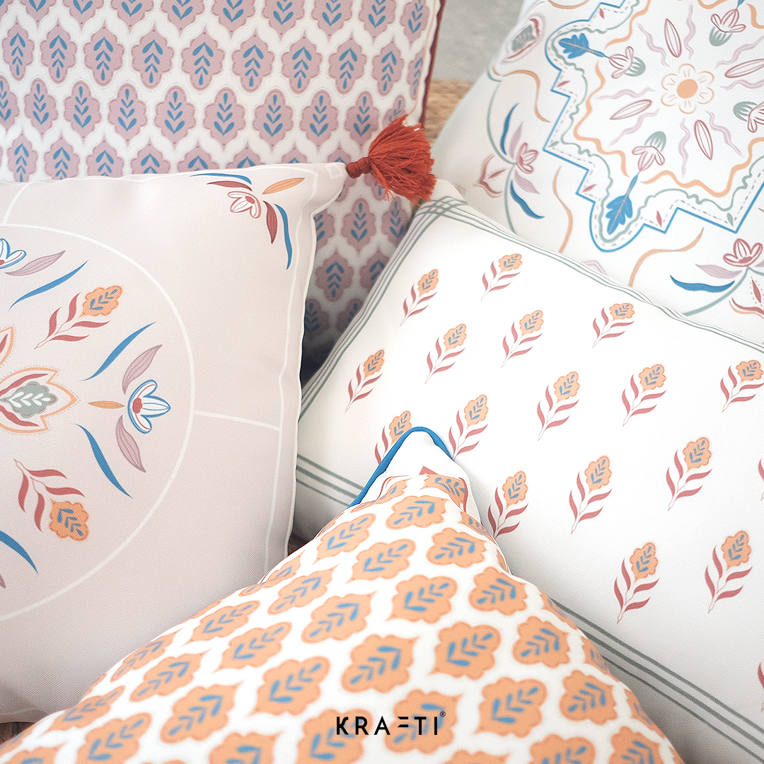 Elaid Series Printed Cushion