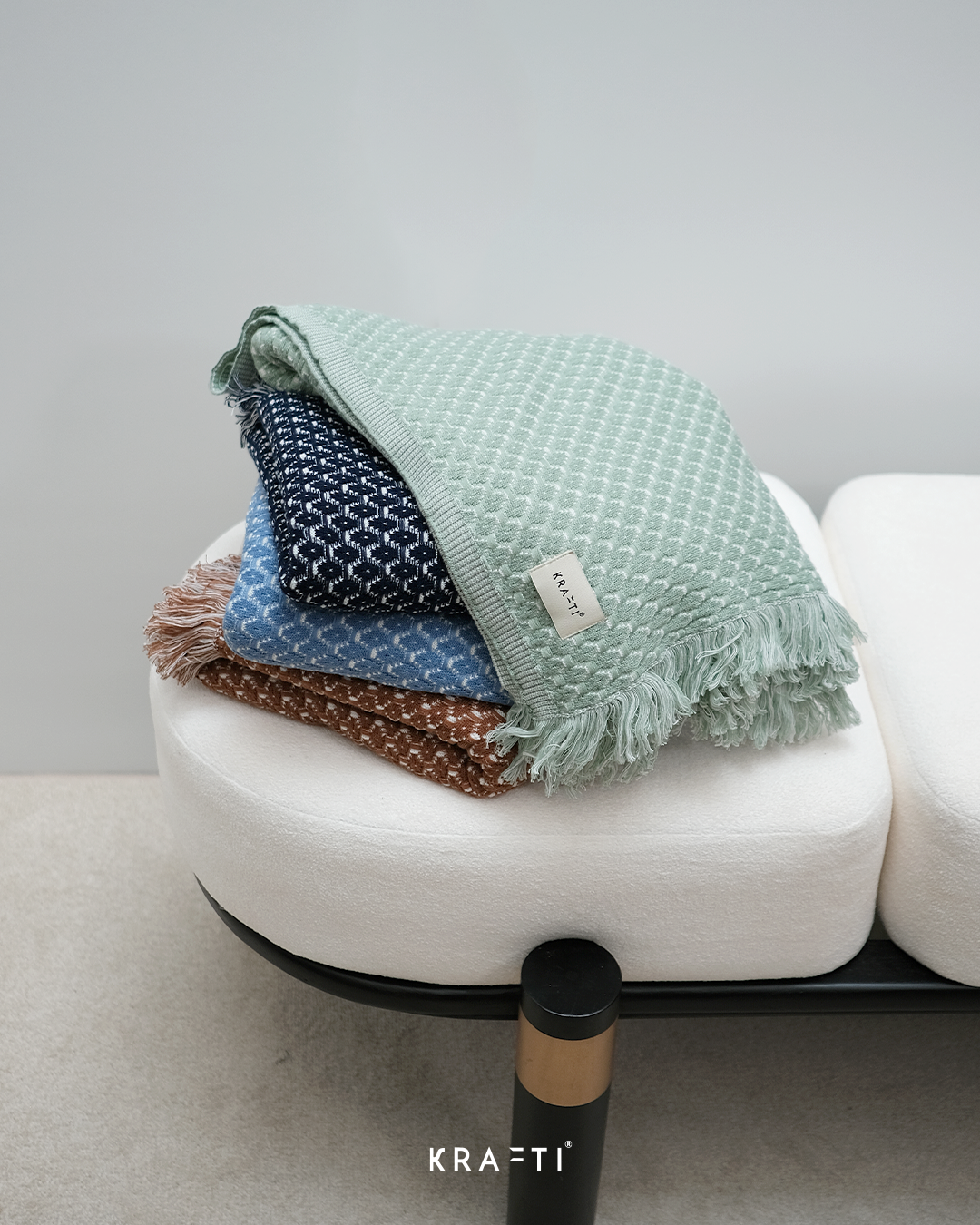 Joury Knitted Blanket